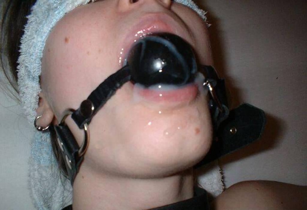 Ball gagged and fucked