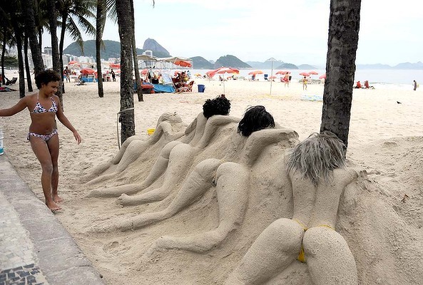 Rio de janeiro beach sex