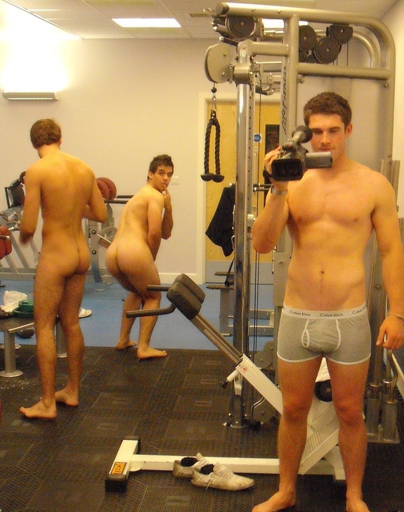 Naked gay gym sex