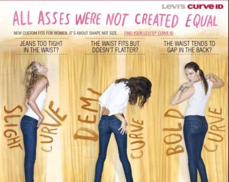 Curvy african american women in jeans