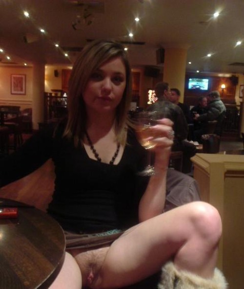 In the bar