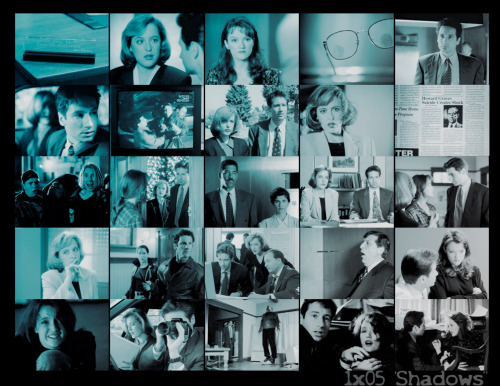 The X-Files Season 1 “Shadows” Collage