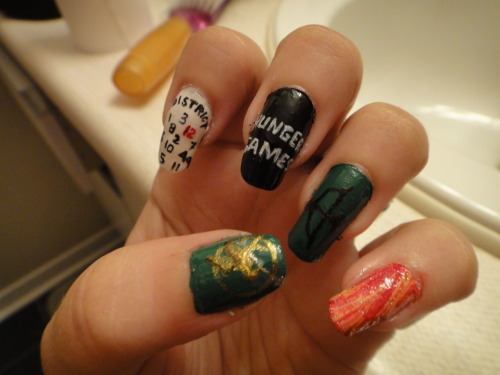 hunger games nails on Tumblr