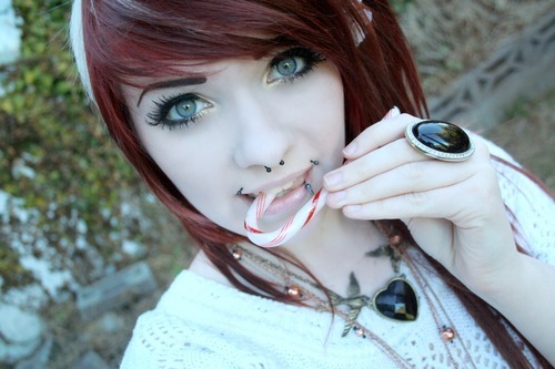 Redhead girls with nose piercings
