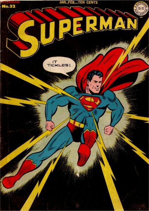 It tickles", Superman #32 by Wayne Boring : r/DCcomics