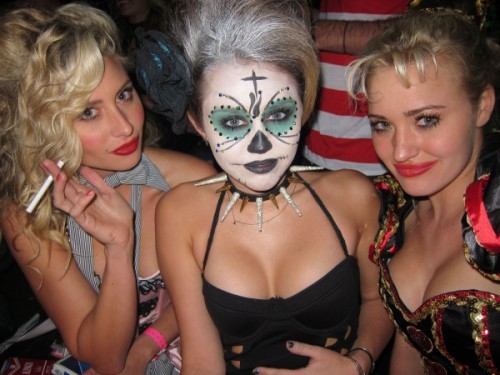 Halloween costume sex party