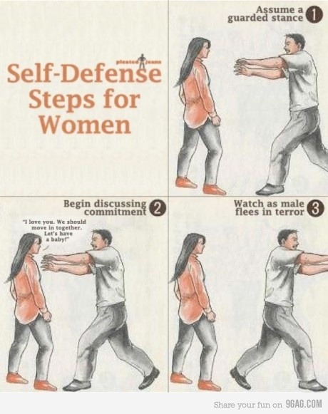 Schoolgirl self defense