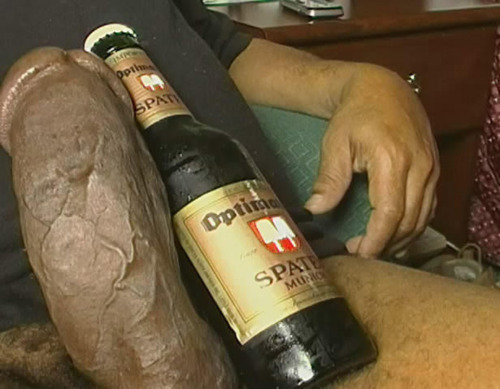 Cock beer bottle sex