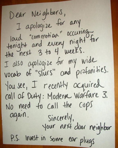 Admirable neighbors