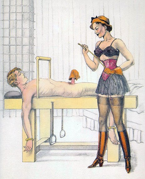 Classic femdom punishment