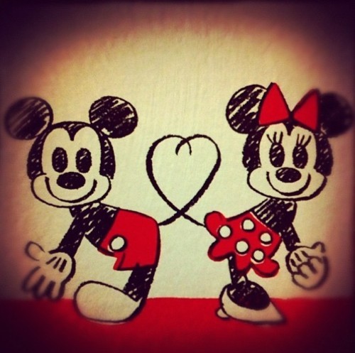 Mickey and minnie disneyland