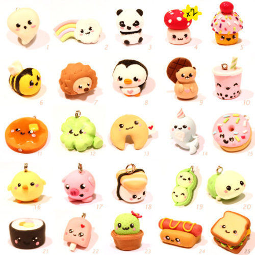 Look at this Little Thing! - xodonnalove: Kawaii Polymer Clay Charms!
