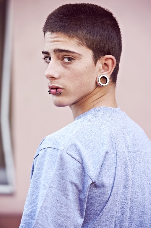 Guy with cheek gauges