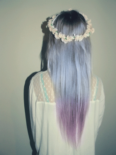 dip dyed hair on Tumblr