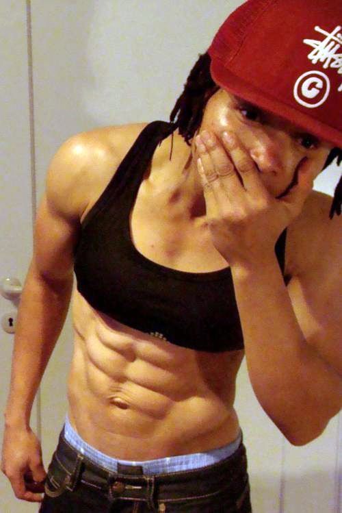 Lesbian Sexy Abs 87